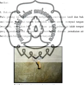 Gambar 2.7 Contoh Bak Cuci Tangan  