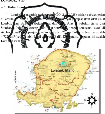 Gambar III.1. Peta Pulau Lombok