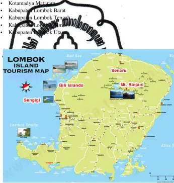 Gambar III.2: Peta Pulau Lombok Sumber: www.googlepictures.com