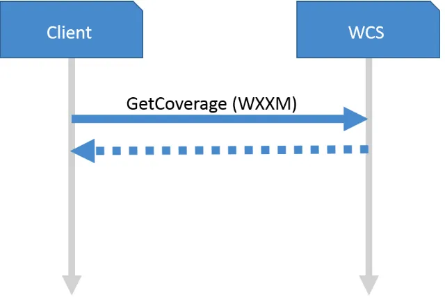 Figure 3: Client Interaction with WCS. 