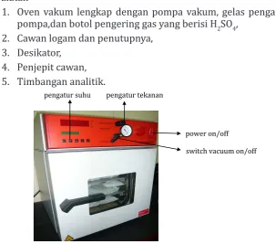 Gambar 2. Oven Vakum