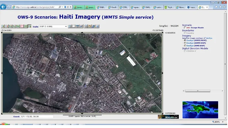 Figure 3 — Haiti Imagery (Satellite image courtesy of GeoEye) 