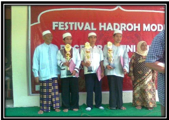 Gambar 2 : Nurul Ikhwan Saat Menjuarai Festival Hadroh di Kabupaten Pemalang 