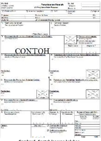 Gambar 5. Contoh laporan keluhan 