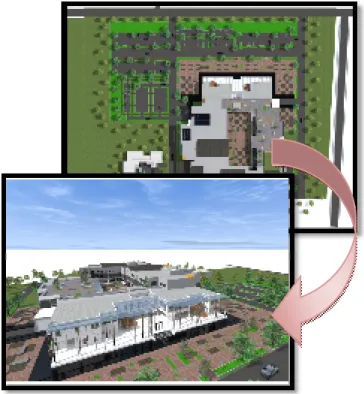 Gambar 4.5 Layout    Gambar 4.6 Siteplan 