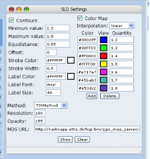 Figure 2.11. Styled Layer Descriptor (SLD) Configuration 