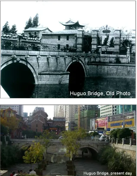 Figure 4. Historic Maps and Urban Fabrics of Nanqiang Street 