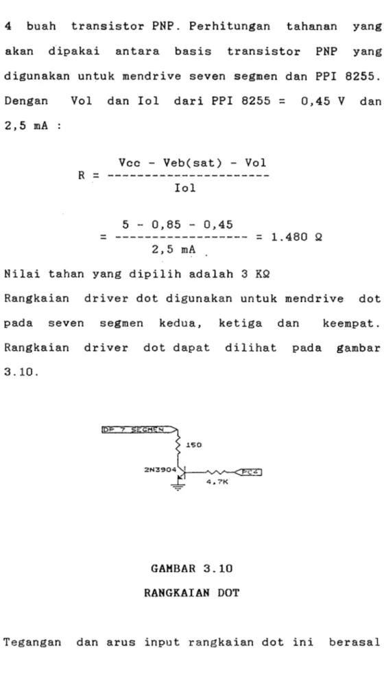 GAMBAR  3.10  RANGKAIAN  DOT