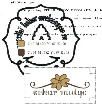 Gambar 3 : Clear Area Logo SEKAR MULYO DECORATION  