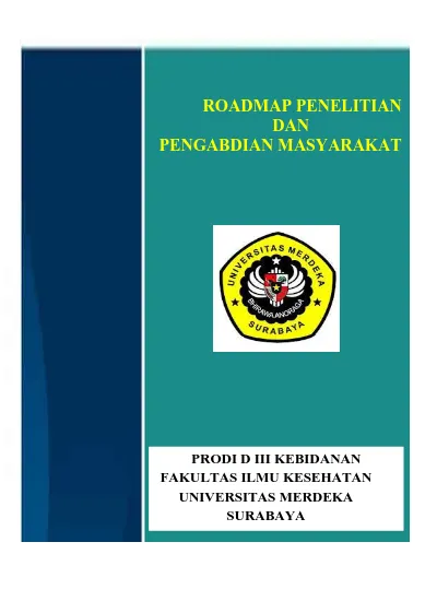 ROADMAP PENELITIAN DAN PENGABDIAN MASYARAKAT