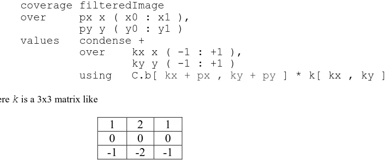 Table 4 – reduceExpr definition via generalCondenseExpr 