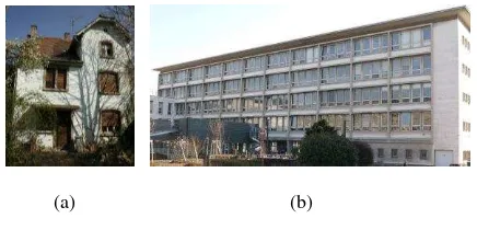 Figure 1. Buildings under study:  