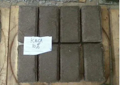 Gambar 5 : Paving Block yang telah dicetak 