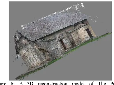 Figure 6: A 3D reconstruction model of The Panayia  Phorviotissa or Asinou church.   