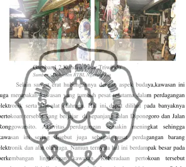 Gambar 1.2 Kondisi Pasar Triwindu 