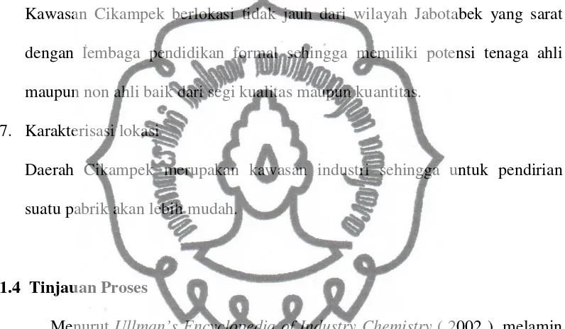 Gambar 1.3  Struktur Molekul Melamin 