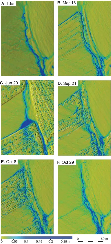 Figure 5: Areas of a special importance, enlarged on ﬁgures 6, 7,8, and 9