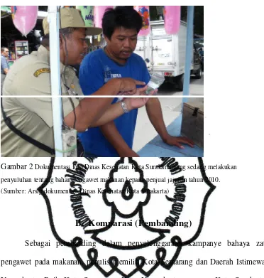 Gambar 2 Dokumentasi foto Dinas Kesehatan Kota Surakarta yang sedang melakukan 