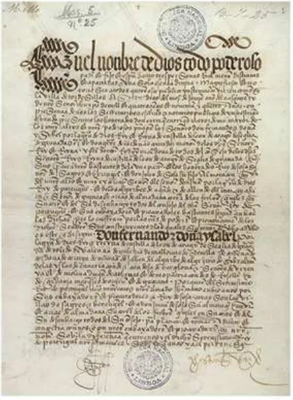 Gambar Teks Perjanjian Tordesillas11
