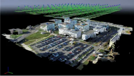 Figure 1: Screenshot of the Pix4Dmapper reconstruction of ourtest site for a dataset recorded with a DJI Inspire 1.