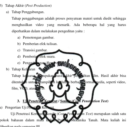 Gambar atau aspek visual dari suatu program video yang tampak di layar kaca 