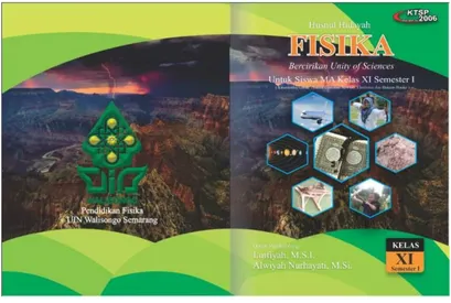 Gambar 4.1  Cover bagian depan dan bagian belakang produk  awal buku ajar Fisika 
