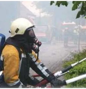 Figure 3: Navigation for a responder with a gas mask.