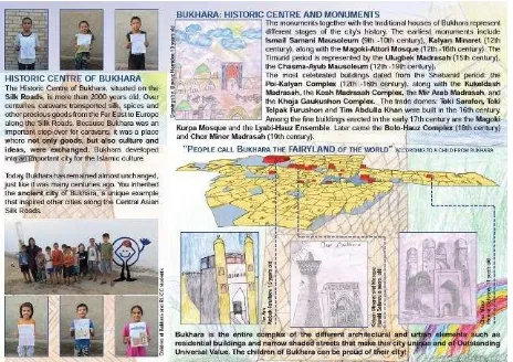 Figure 18. Children’s leaflet of the Historic Centre of Bukhara ©UNESCO (2013) 