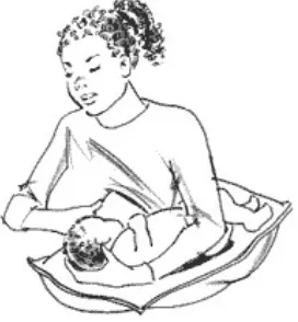 Figure 1. Cradle position of baby feeding 