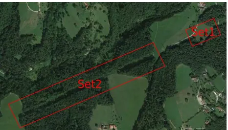 Figure 4. Overview of the test sets area: Image has been takenfrom Google Earth.