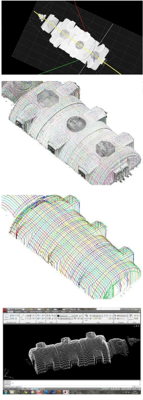 Figure 17.  From point clouds to CAD model  
