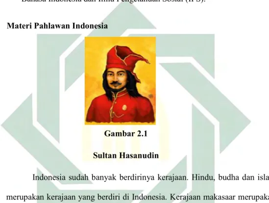 Gambar 2.1   Sultan Hasanudin 
