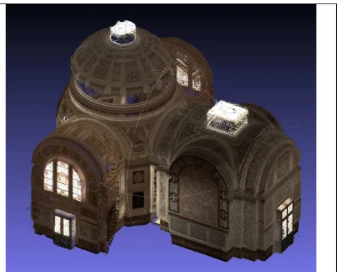 Figure 1.  .Modelisation of chapelle imperiale, ajacio. 