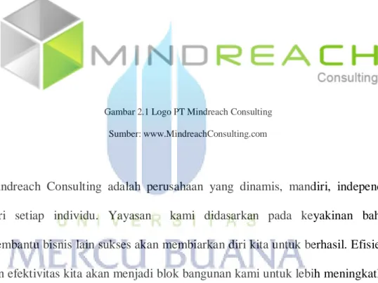 Gambar 2.1 Logo PT Mindreach Consulting  Sumber: www.MindreachConsulting.com 