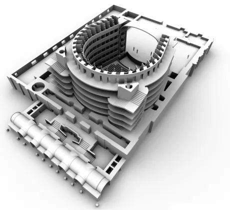 Figure 10-11 3D Modeling of San Carlo Theatre 