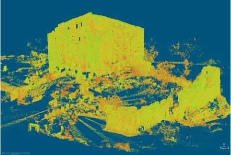Figure 17. The final point cloud of the “Résidence”. 