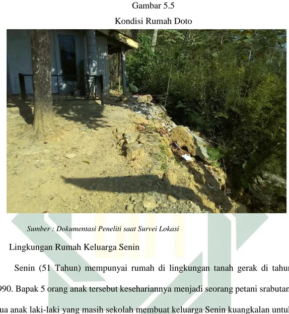 Gambar 5.5  Kondisi Rumah Doto 