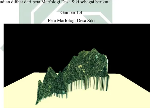 Gambar 1.4  Peta Marfologi Desa Siki 