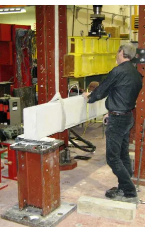 Figure 4. Example of the multiple camera and projector setup on the west part of the metal frame 
