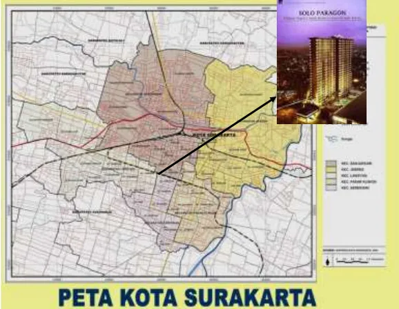 Gambar 4.1 Peta Kota Surakarta 