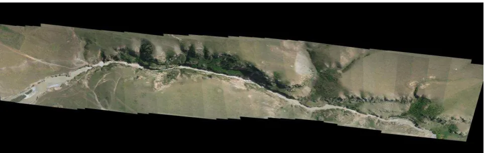 Table 1 and Figure 5 illustrate the results of the RMS errors for each UAV image. The largest RMS error of the image data set was 9.2 pixels, while the smallest one was 2.3 pixels