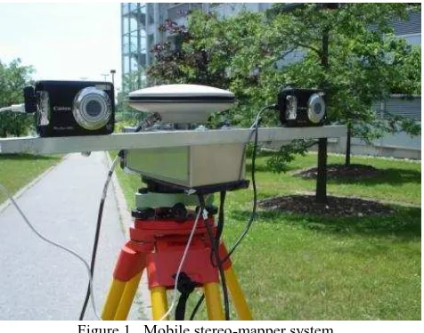 Figure 1.  Mobile stereo-mapper system 
