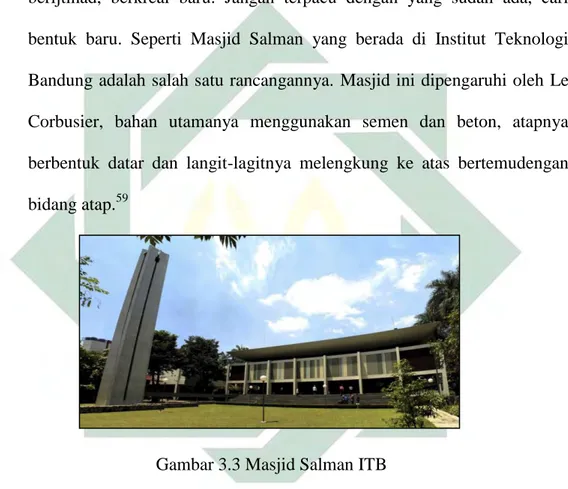 Gambar 3.3 Masjid Salman ITB 