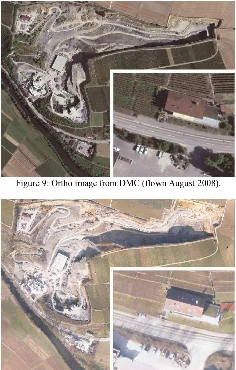 Figure 9: Ortho image from DMC (flown August 2008). 