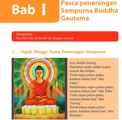 Gambar : 1.1 Ilustrasi Buddha Memancarkan aura