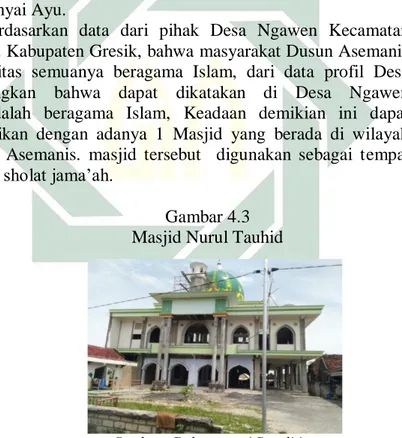 Gambar 4.3  Masjid Nurul Tauhid 