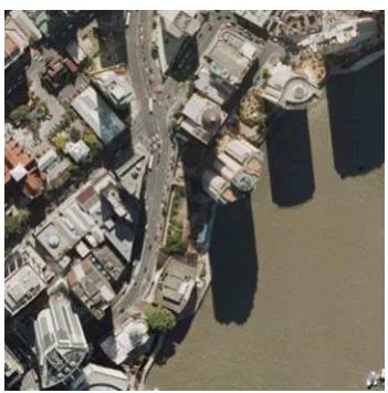 Figure 7. Computed GroundOrthoimage (left: cutline, right: 