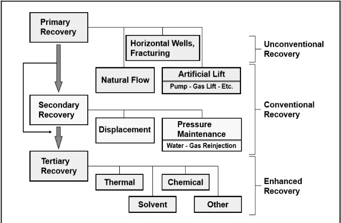 Gambar 1.1 Proses oil recovery [29] 