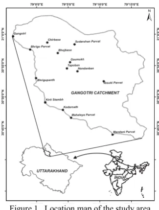 Figure 1.  Location map of the study area ��������