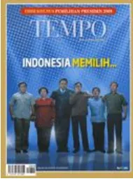 Gambar 1. Cover Majalah Tempo Edisi Khusus Pemilihan Presiden 2009 